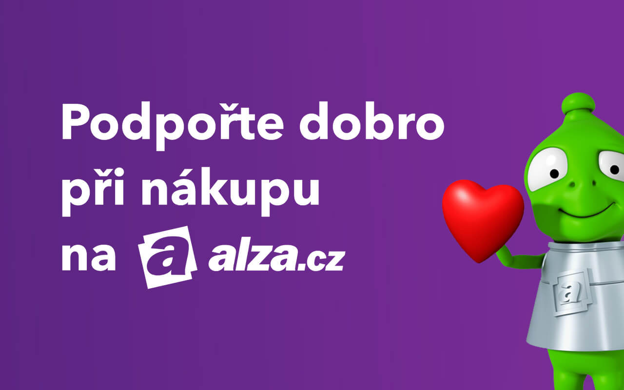 Podpořte dobro při nákupu na alza.cz