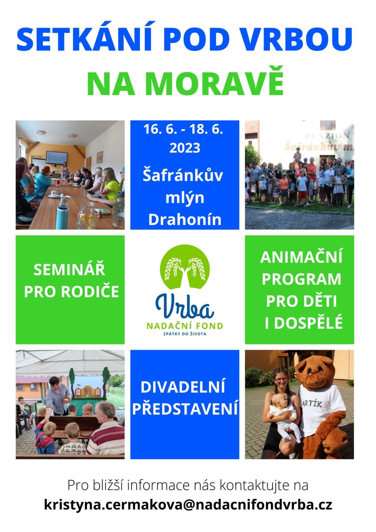 Pozvánka: Setkání pod Vrbou v Drahoníně (16. - 18. 6. 2023)
